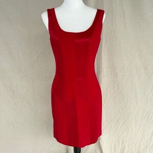NWT Vintage Kenar Red Sleeveless Dress Size 2